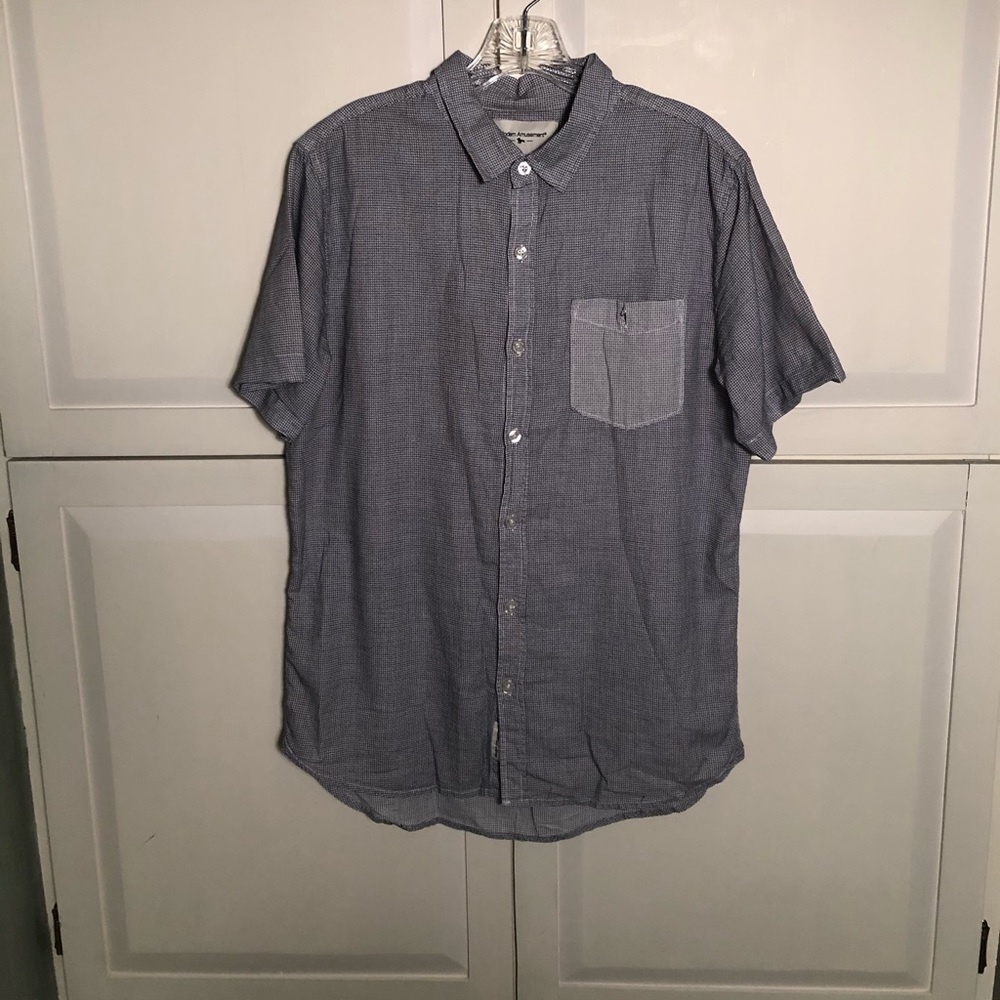 Men’s Casual Short Sleeve Button Down